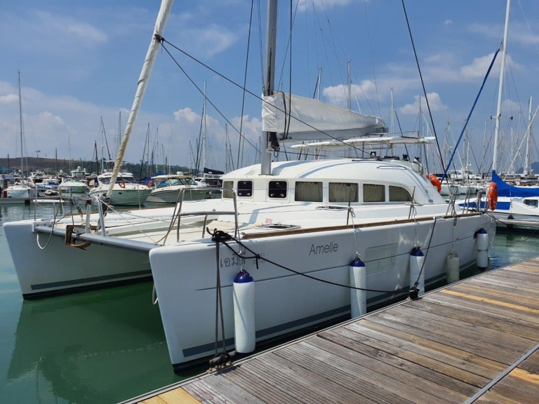 Bareboat Rental Catamaran Lagoon with a boat licence