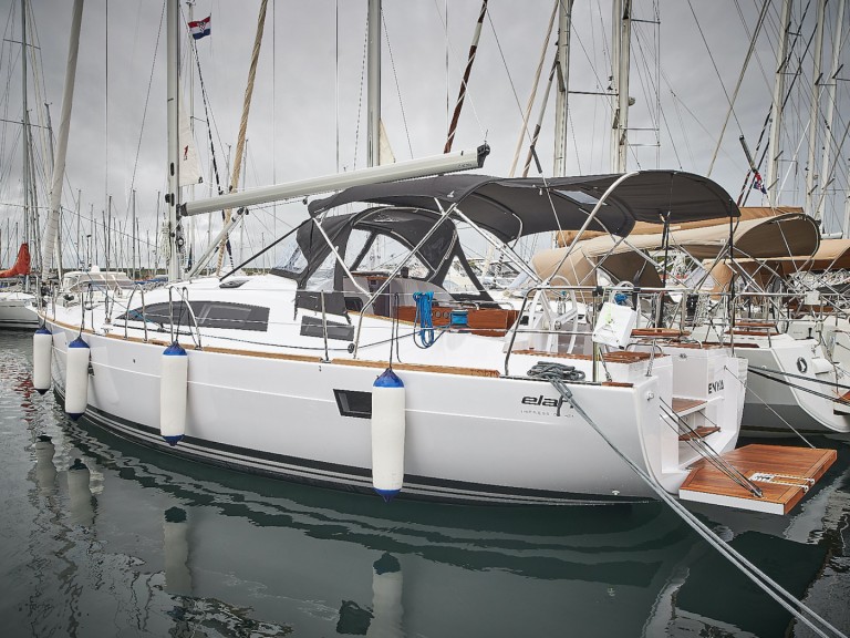 Elan Impression 45.1 charter bareboat or captained in  Biograd na Moru