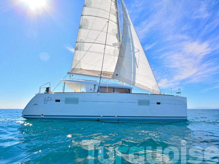 Bareboat Rental Catamaran Lagoon with a boat licence