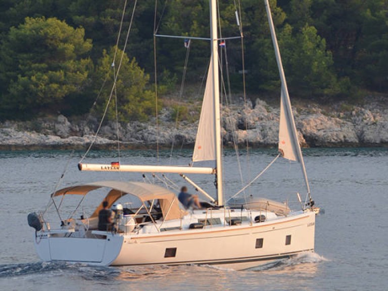 Yacht charter Rogoznica cheap Hanse 418