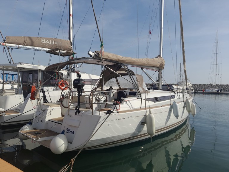 Jeanneau Sun Odyssey 439 charter bareboat or captained in  Salerno