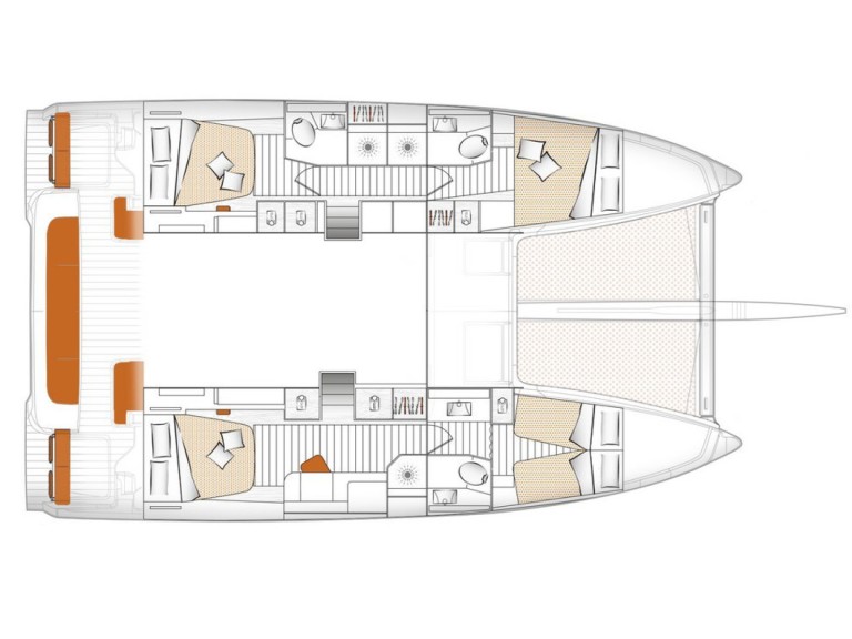 Catamaran rental with or without skipper Excess Mandalina Marina