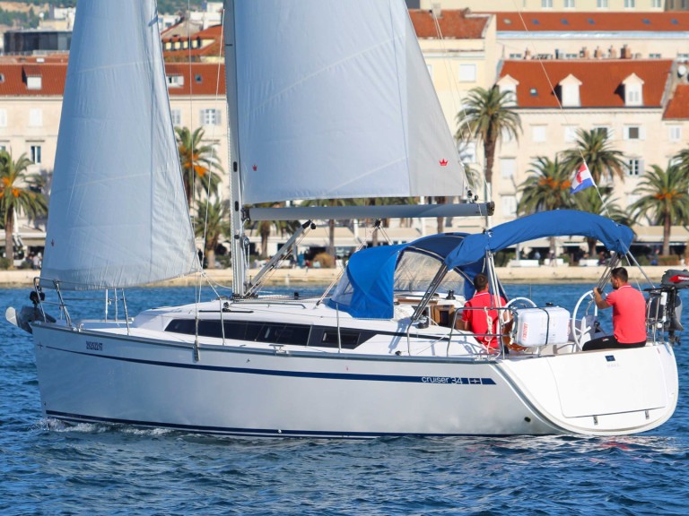 Bavaria Cruiser 34 charter bareboat or captained in  Split