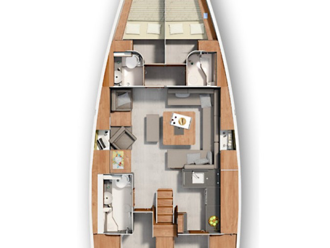 Yacht charter Šibenik cheap Hanse 455