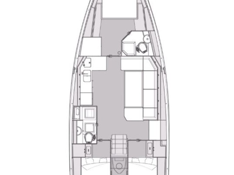 Elan Impression 43 charter bareboat or skippered in  Primošten