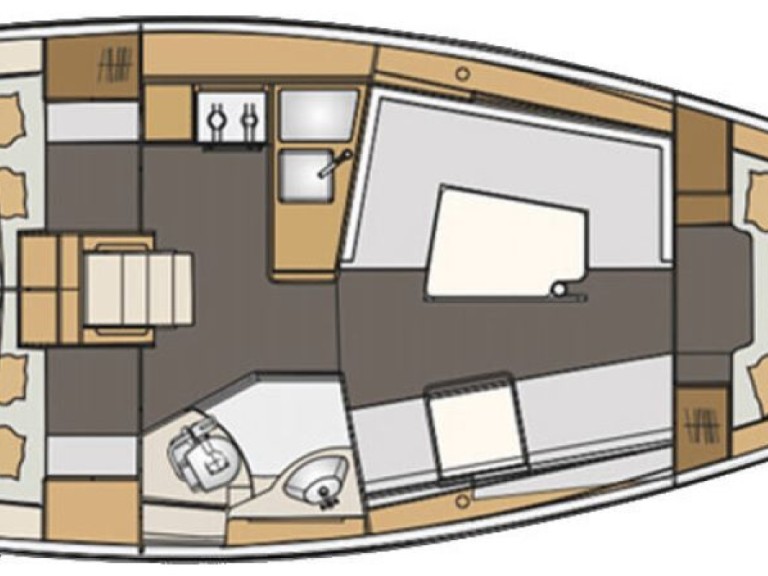 Sailboat rental with or without captain Elan Punat