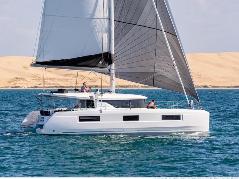 Bareboat Rental Catamaran Lagoon with a boat licence