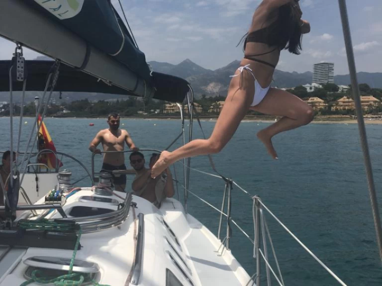 Bareboat Rental Sailboat Hunter with a boat licence