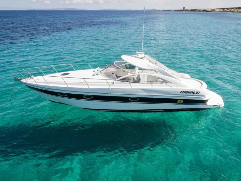 Pershing Pershing 37 charter bareboat or captained in  Ibiza Town