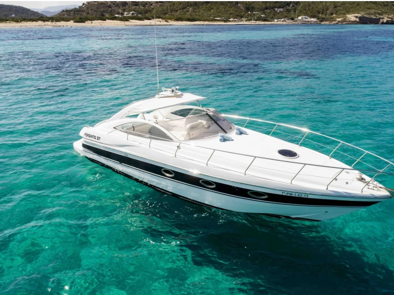 Pershing Pershing 37 charter bareboat or captained in  Ibiza Town