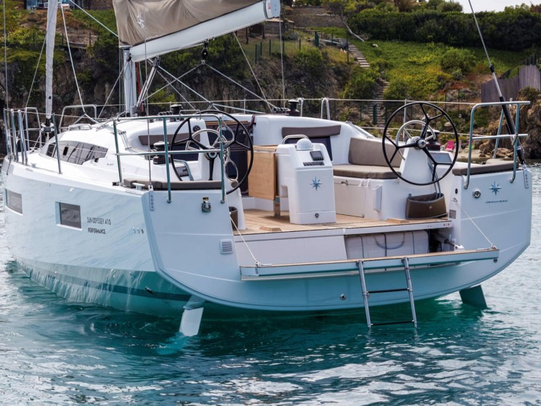 Jeanneau Sun Odyssey 410 charter bareboat or skippered in  Las Galletas