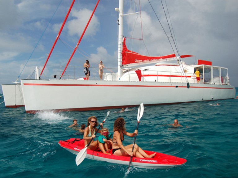 Bareboat Rental Catamaran Dream 82 with a boat licence