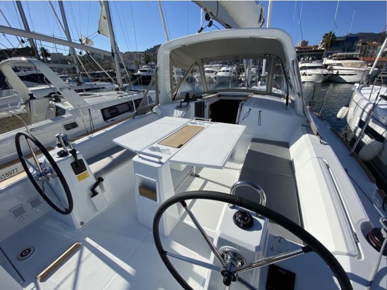 Bénéteau Oceanis 38.1 charter bareboat or captained in  Port Grimaud