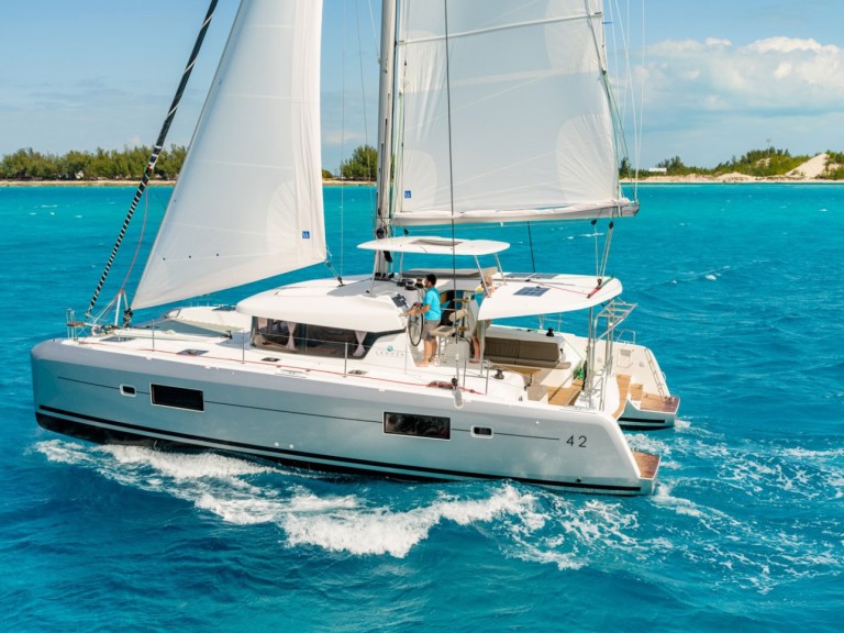 Catamaran rental with or without captain Lagoon Le Marin