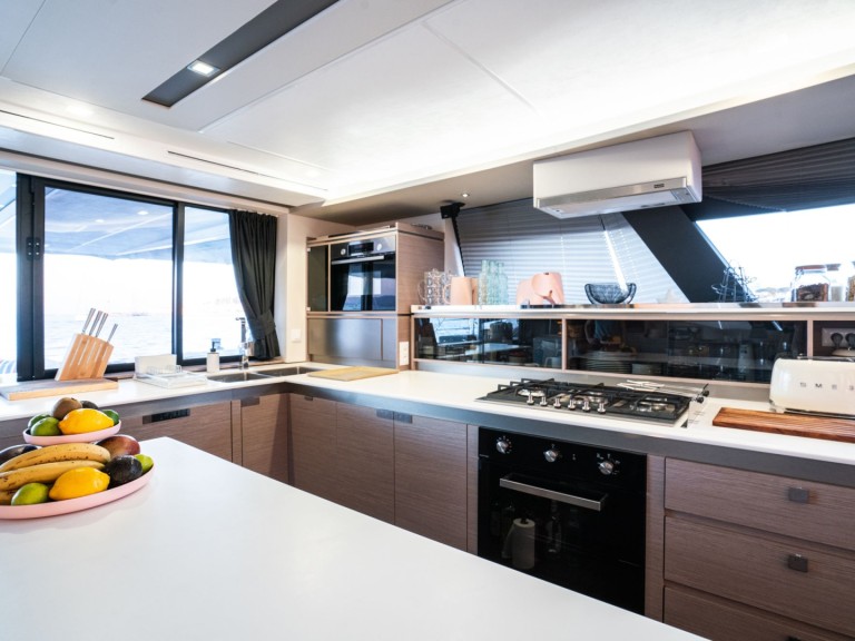 Catamaran rental with or without captain Fountaine Pajot Cogolin