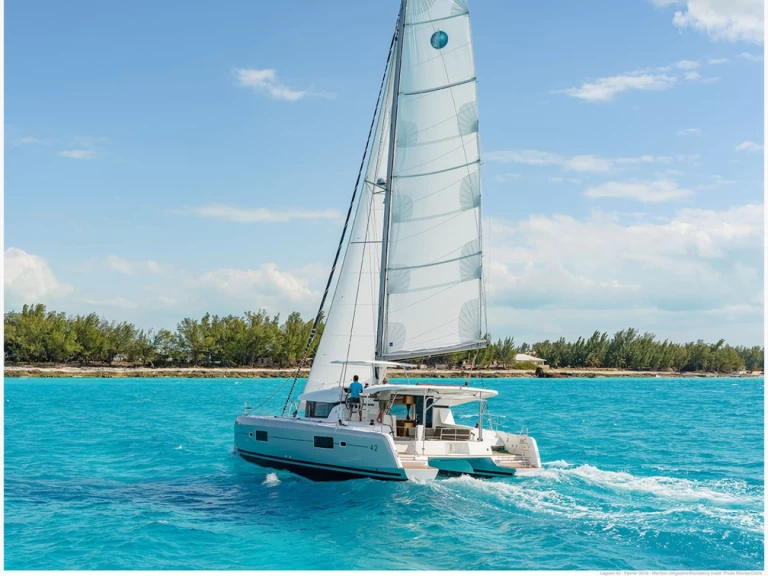 Bareboat Rental Catamaran Lagoon with a boat licence