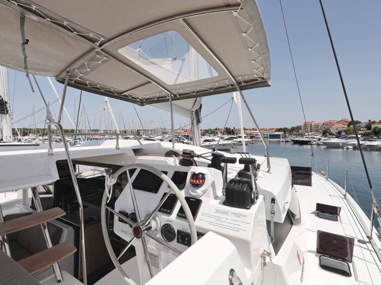Bareboat Rental Catamaran Fountaine Pajot with a boat licence