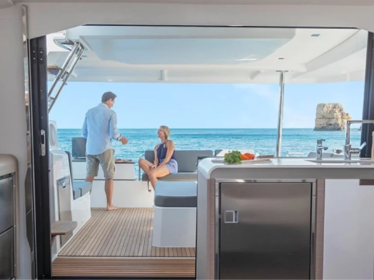 Bareboat Rental Catamaran 1 with a boat licence