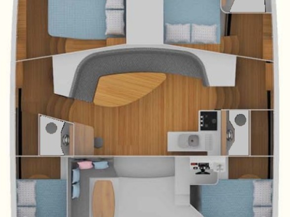 Yacht charter Paraty cheap CatFlash 43