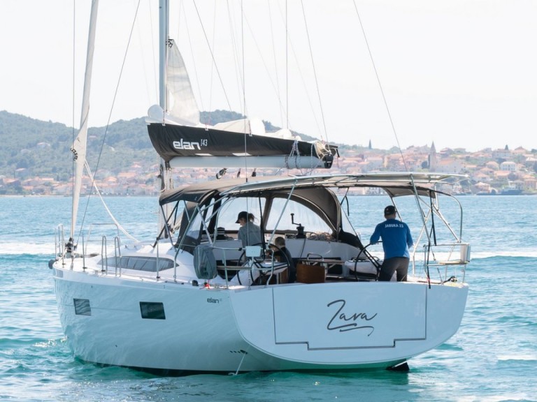 Elan Impression 43 charter bareboat or skippered in  Marina Tankerkomerc