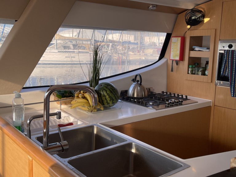 Fountaine Pajot Salina 48 Evolution charter bareboat or captained in  Porto-Vecchio