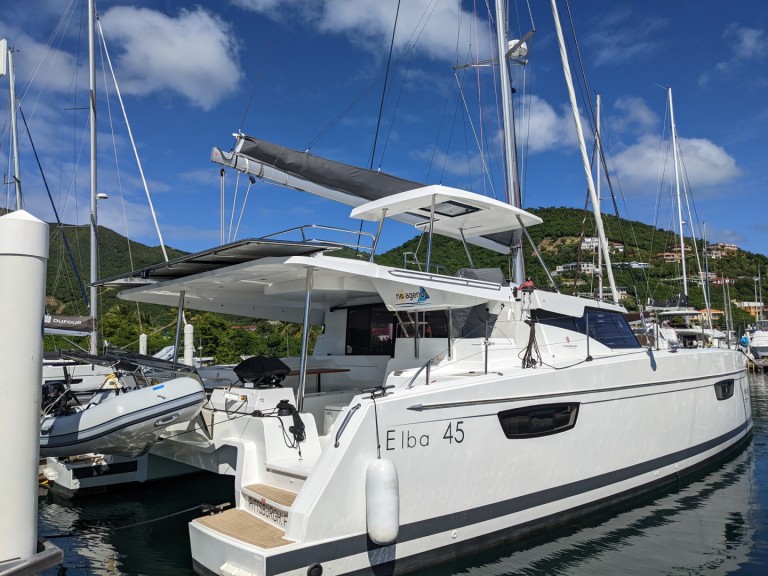 Fountaine Pajot Elba 45 charter bareboat or captained in  Marsh Harbour