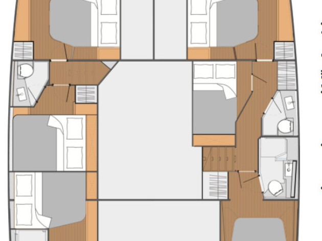 Bareboat Rental Catamaran Fountaine Pajot with a boat licence