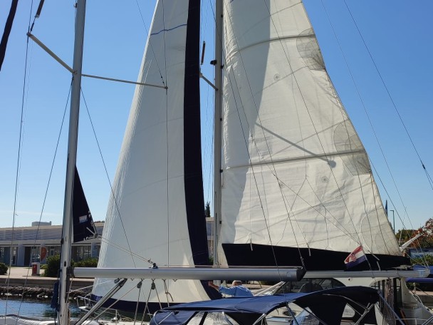 Sailboat rental with or without captain Sas Vektor Biograd na Moru