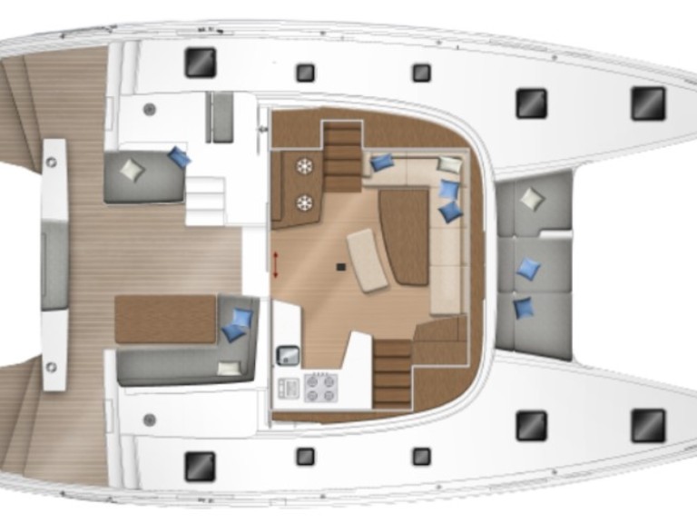 Bareboat Rental Catamaran Lagoon with a boat licence