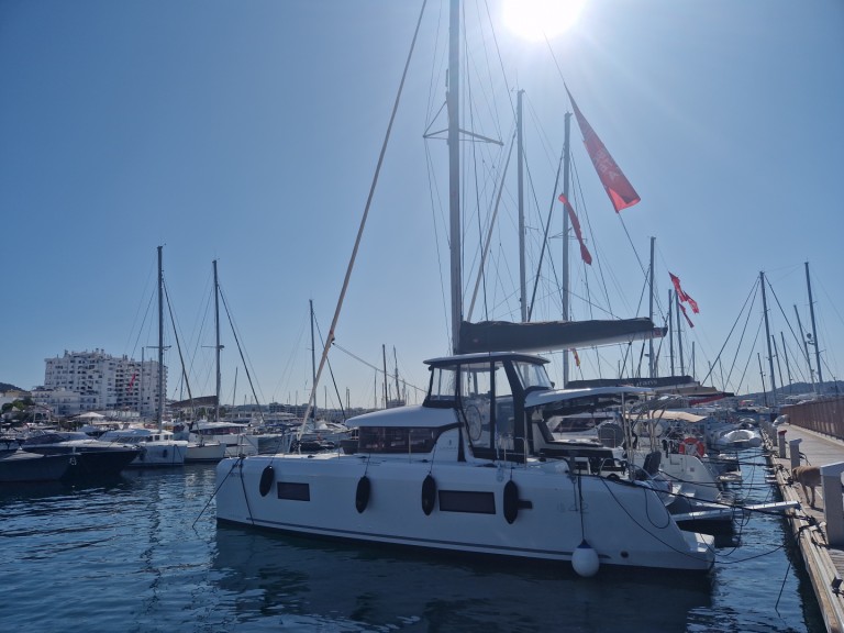 Lagoon Lagoon 42 charter bareboat or captained in  Sant Antoni de Portmany