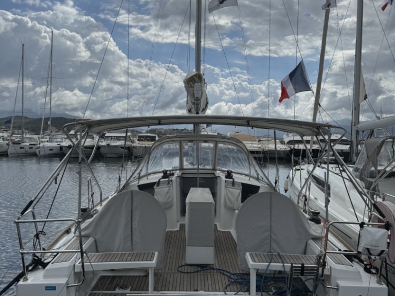 Bénéteau Oceanis 381 charter bareboat or captained in  Ajaccio