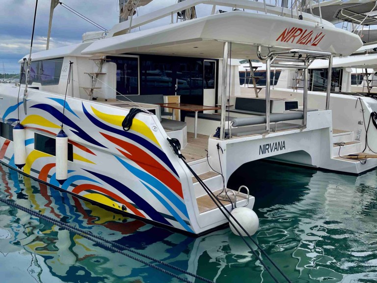 Bareboat Rental Catamaran Dufour with a boat licence