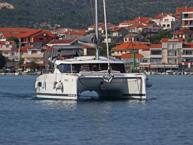 Bareboat Rental Catamaran Fountaine Pajot with a boat licence