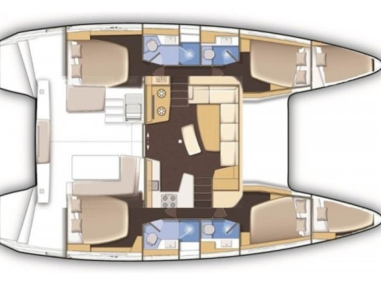 Catamaran rental with or without captain Lagoon Biograd na Moru
