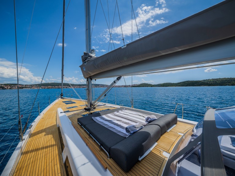 Hanse Hanse 588 charter bareboat or captained in  Seget Donji