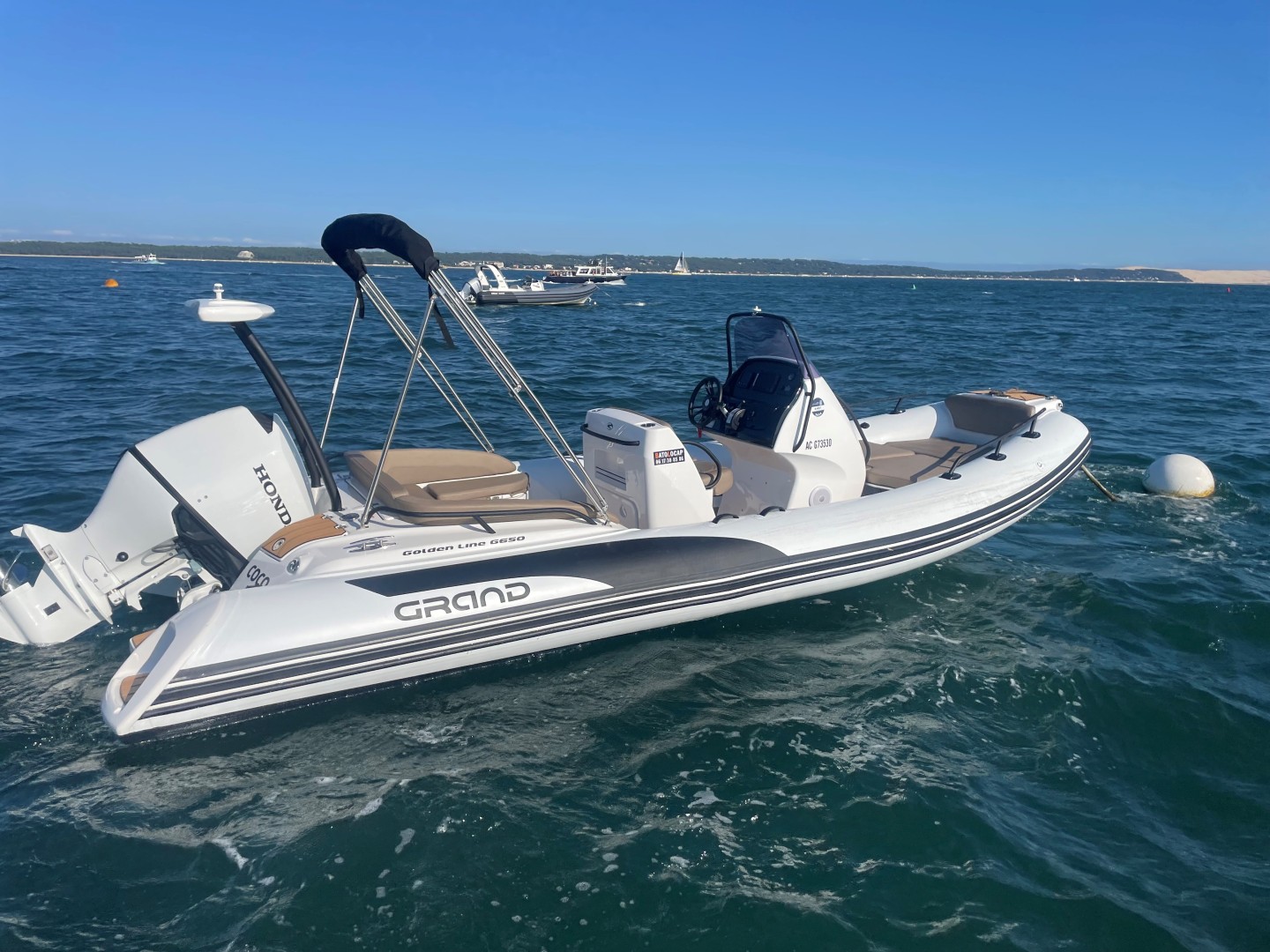Rent a RIB Grand Boats Golden Line G650LF in Bélisaire | SamBoat