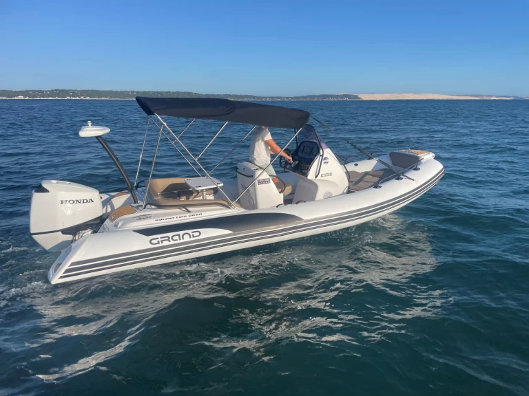Bareboat Rental RIB Grand Boats with a boat licence