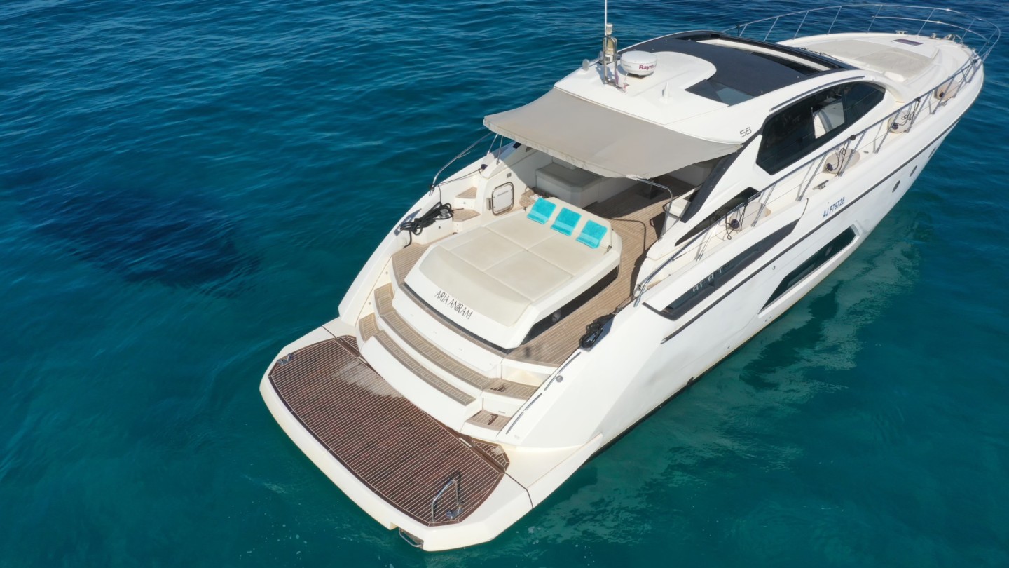 Rent a Luxury Yacht Azimut Atlantis 58 in Cogolin (ARIA ANIRAM
