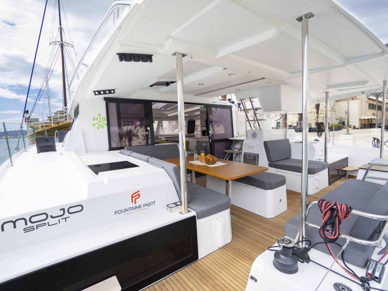Bareboat Rental Catamaran Fountaine Pajot with a boat licence