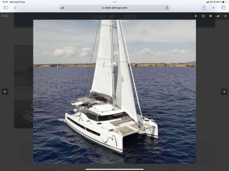 Yacht charter Cogolin cheap Elba 45