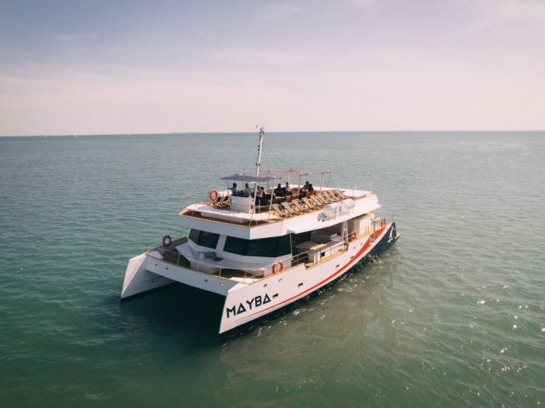 Catamarans Maxi charter bareboat or captained in  Old Port of Marseille