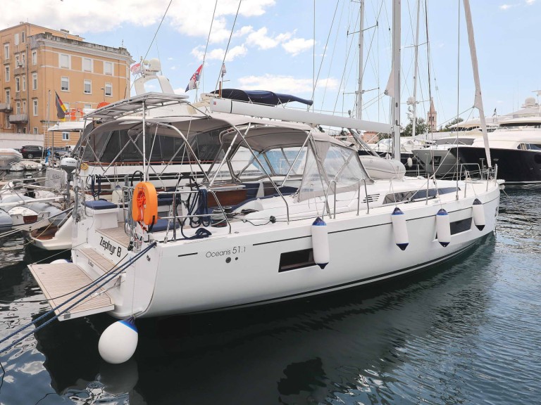 Bénéteau Oceanis 51.1 charter bareboat or captained in  Zadar