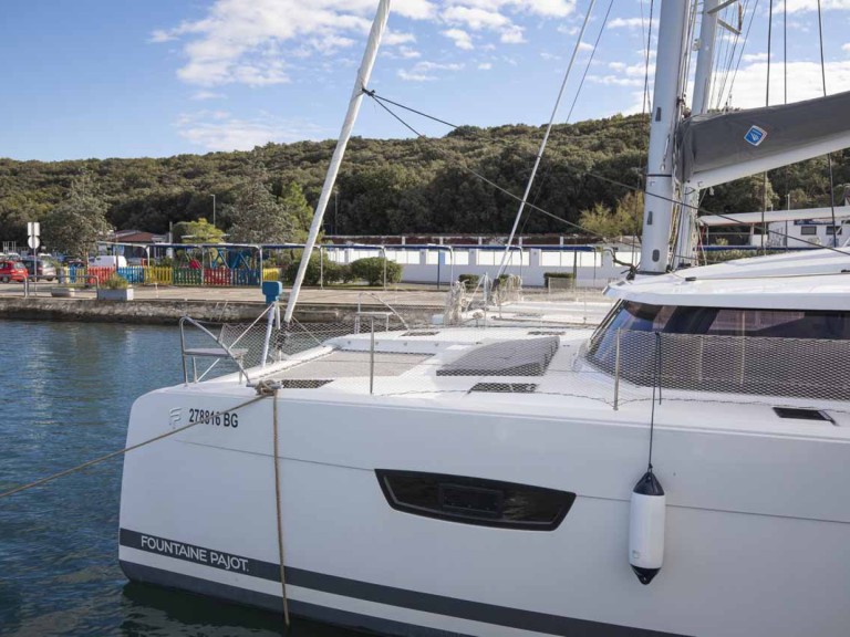 Catamaran rental with or without captain Fountaine Pajot Pomer