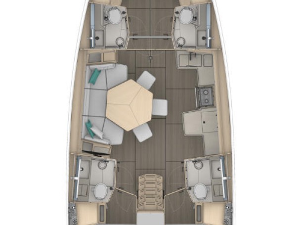 Bareboat Rental Sailboat Dufour with a boat licence