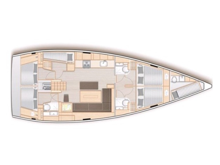 Sailboat rental with or without captain Hanse Punat