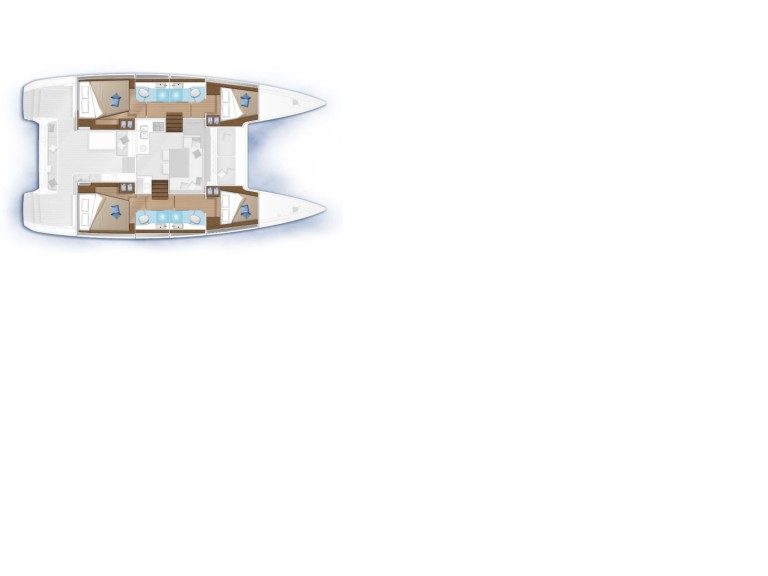 Bareboat Rental Catamaran Lagoon with a boat licence