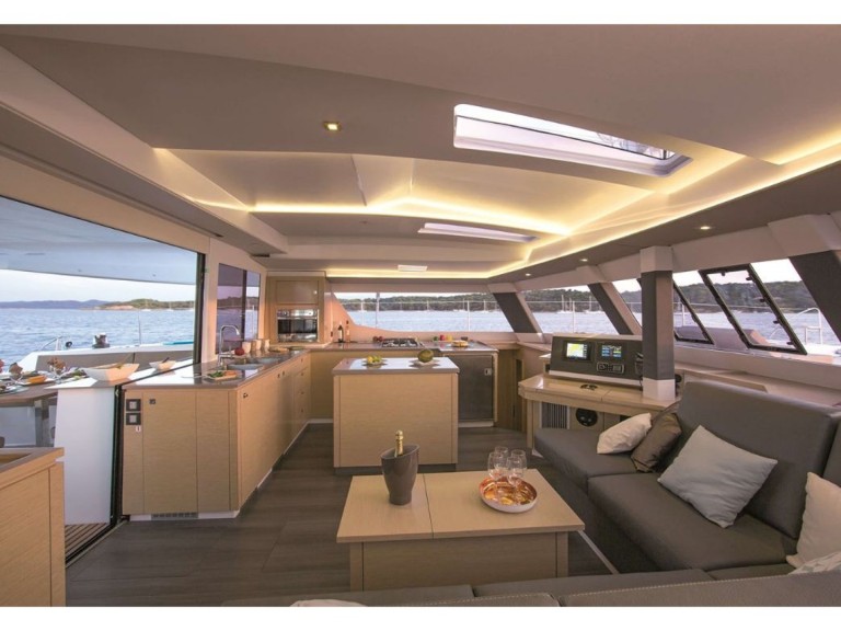 Bareboat Rental Catamaran Fountaine Pajot with a boat licence