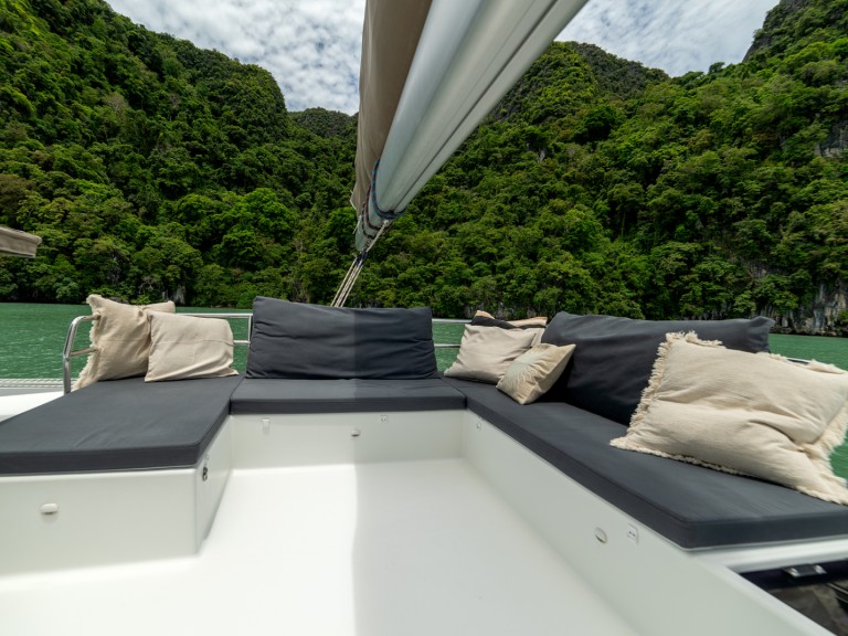 Bareboat Rental Catamaran Fountaine Pajot with a boat licence