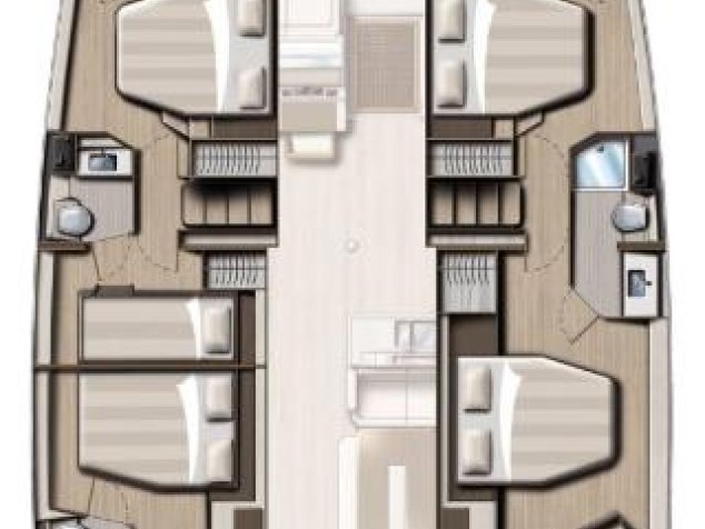 Catamaran for rent Bas du Fort at the best price