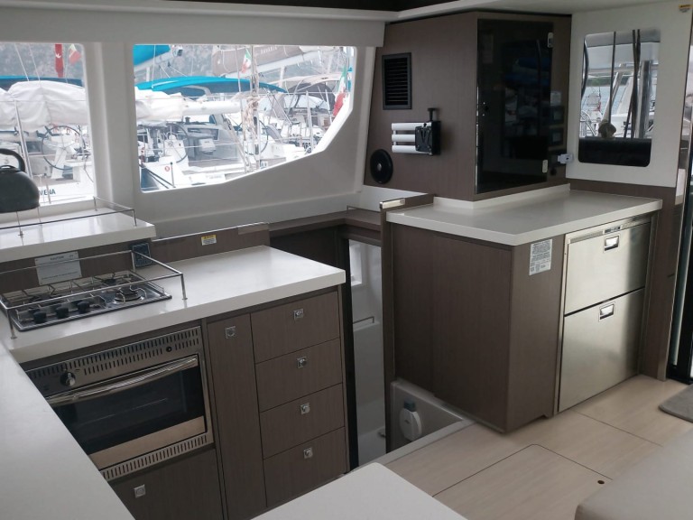 Robertson and Caine Leopard 45 charter bareboat or captained in  Cannigione